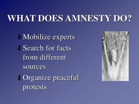 PPT - AMNESTY INTERNATIONAL PowerPoint Presentation - ID:730706