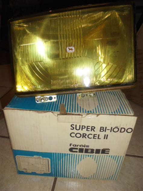 Corcel Ii 78 84 Farol Direito Amarelo Cibié Bi iodo Novo RARUS