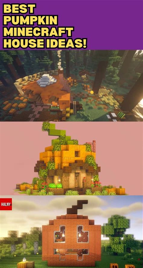 Cool Minecraft Houses Minecraft Designs Best Pumpkin Cute Pumpkin Minecraft Halloween Ideas