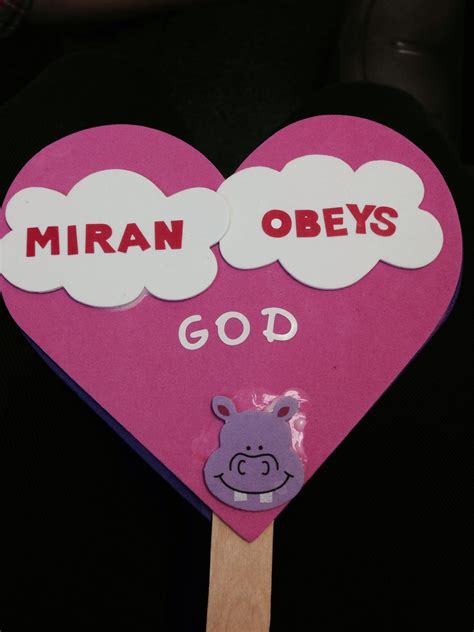 Obey God Crafts With His Friends Sunday School Preschool Kindergarten Sunday School Sunday