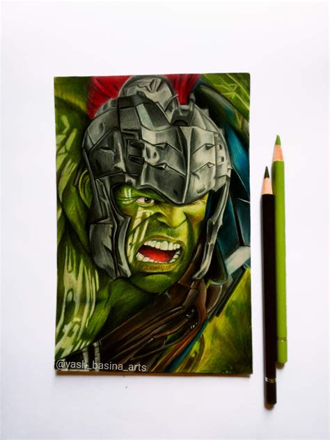 Hulk Drawing In Pencil