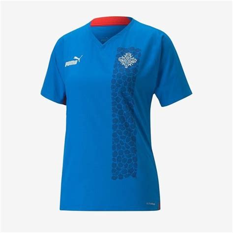 Iceland Home Shirt Liberty Women S EURO 2022 Authentic Woman