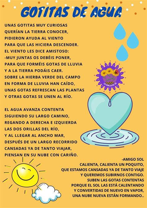 Gotitas De Agua Lectura Cuentos Infantiles Para Leer Canciones