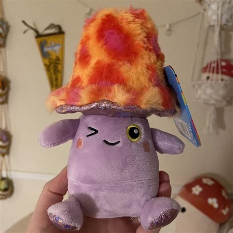 Purple and Orange Stuffed-animals | Depop