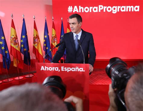 Pedro Sánchez El Gobierno de España pondrá en marcha un plan para el