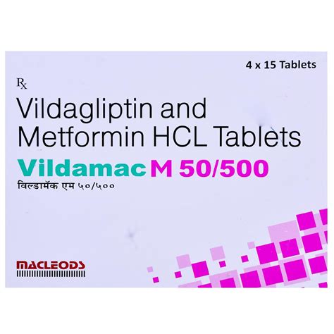 Vildamac M 50 500 Tablet Uses Side Effects Price Apollo Pharmacy