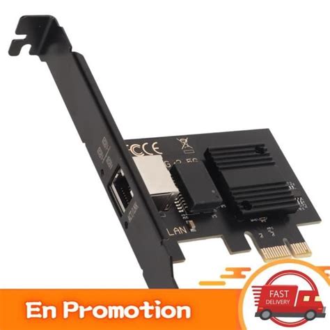 Hurrise Carte R Seau Pcie Gbps Gigabit Ethernet Rj Pour Gaming