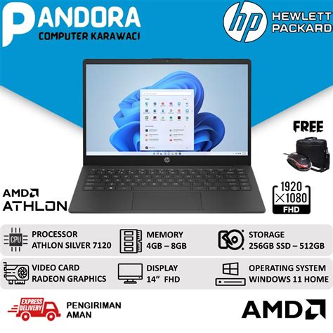 Jual Laptop Hp Athlon Silver U Gb Gb Ssd Fhd Windows