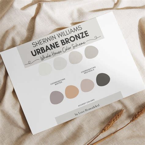 Sherwin Williams Urbane Bronze Color Palette Urbane Bronze Color Scheme