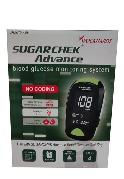 Mmol L Sugarchek Advance Blood Glucose Monitoring System At