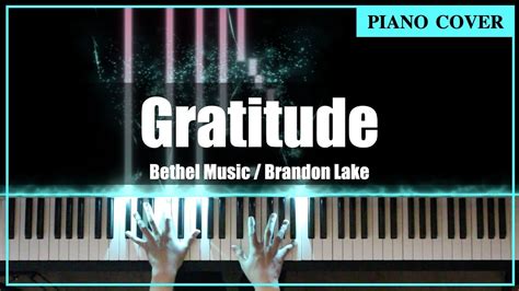 Bethel Music Brandon Lake Gratitude Sheet Music Piano Cover