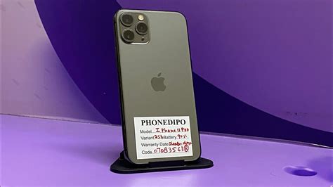 Iphone 11 Pro 256gb Graphite Battery Health 90 Fair Condition Gx