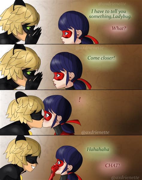 Ladynoir Kiss Miracuolous Ladybug By Axdrienette Miraculous Ladybug Kiss Miraculous Ladybug