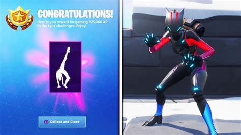 Lynx Cat Flip Emote New Rarest Emote Season 7 Battle Pass Youtube