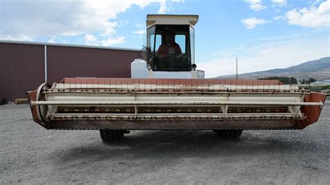 6610 Hesston Swather Youtube