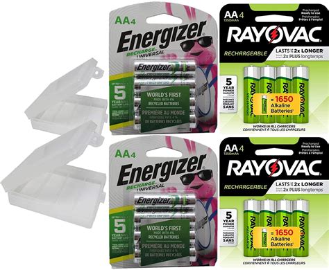 Combo Deal Rayovac Rechargeable Mah Nimh Aa Batteries And