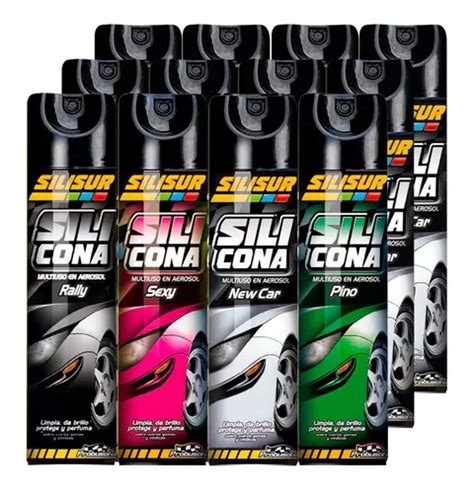 Silicona Perfumada Aerosol Multiuso 260grs Pack Surtido X12u