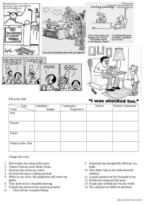 Passive Voice English Esl Worksheets Pdf And Doc