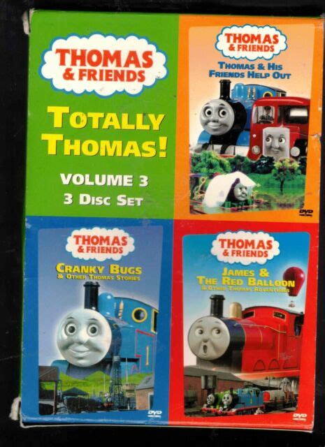 Thomas Friends Totally Thomas Vol 3 Dvd 2008 3 Disc Set For Sale Online Ebay