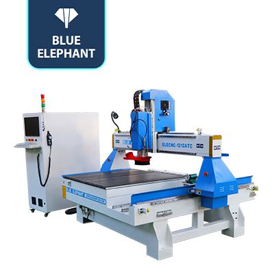 Mini 4 Axis Linear ATC CNC Router At Cost Blue Elephant CNC