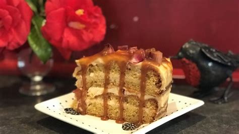 Recipe Rhubarb And Butterscotch Layer Cake From Birdwoods Gallery