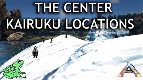 Center Map Kairuku Locations Ark Survival Evolved Penguins YouTube