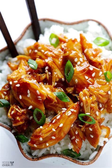 Slow Cooker Teriyaki Chicken Over Rice Recipe Nutritional Information In Comments R