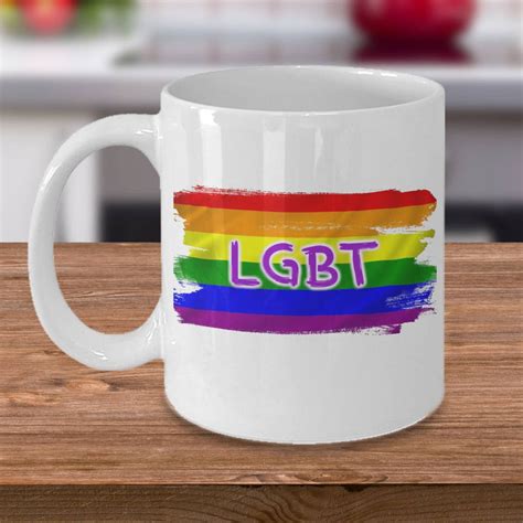 Gay Mug Lgbt Rainbow Flag Pride Flag Gay Pride Gay Etsy