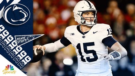 Qb Drew Allar Highlights Penn State Vs Wisconsin Badgers College Football Week 9 Big Ten On