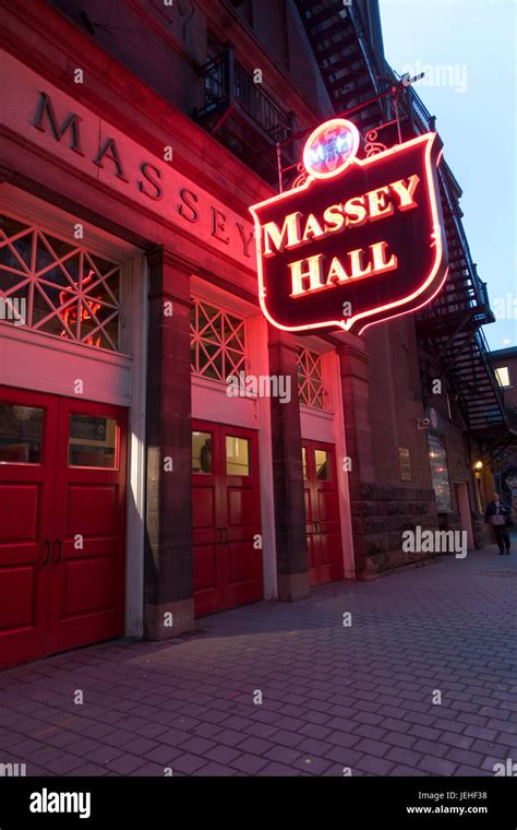 Massey Hall Toronto Ontario Canada Stock Photo Alamy