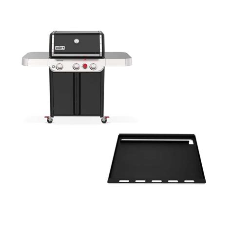 Weber Genesis E 325 3 Burner Liquid Propane Gas Grill In Black With