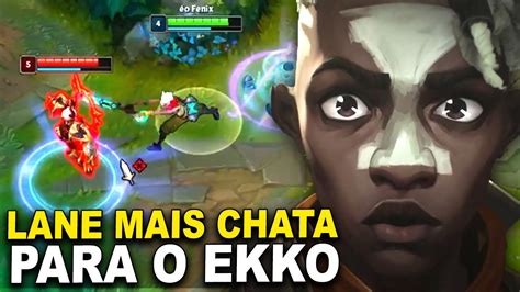 Mono Ekko Mostra Como Jogar Sem Ajuda Do Jungle Em Lane Counter