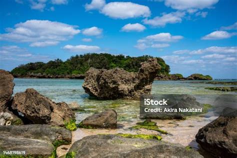 Beautiful Beach View From Hoshizuna No Hama Beach Stock Photo