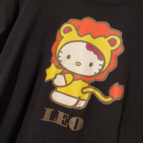 Other Sanrio Medium Hello Kitty Leo Graphic Design Tee Shirt Grailed