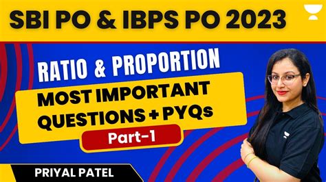 Ratio And Proportion Part Important Questions Quant Sbi Po