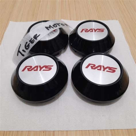 Jual Tutup Velg Dop Roda Racing Variasi Kerucut Hitam Motif Rays