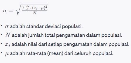 Standar Deviasi Dan Contoh Penerapannya Pengertian Perbedaan