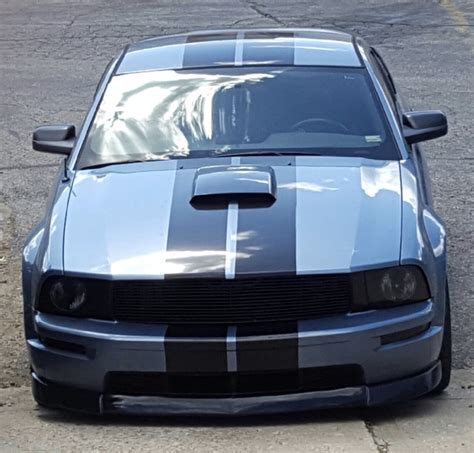 Windveil Blue 2005 Ford Mustang Gt Custom Coupe Photo Detail