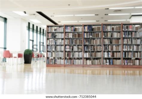 Blurred Books Library Background Stock Photo (Edit Now) 712385044