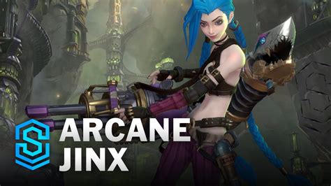 Arcane Jinx Wild Rift Skin Spotlight YouTube