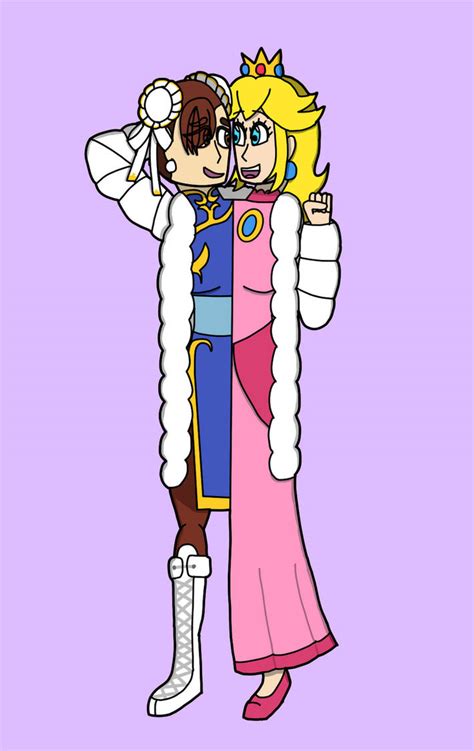 Request Chun Li Peach Conjoined By Mariobrosfan83 On Deviantart