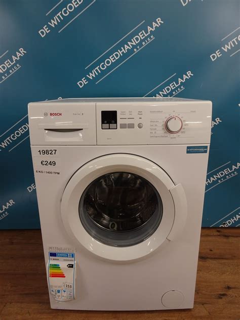 Bosch A Serie Kg Toeren Wasmachine De Witgoedhandelaar