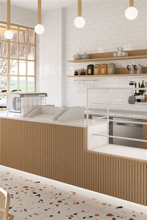 Wabi-sabi Inspired Coffee & Tea House Interior Design