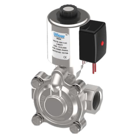 Uflow Inch Way Normally Close Pilot Operated Diaphragm Solenoid