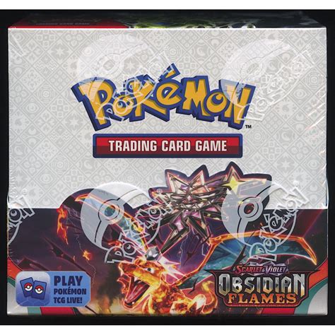 Pokemon Scarlet Violet Obsidian Flames Booster Box Pristine Auction