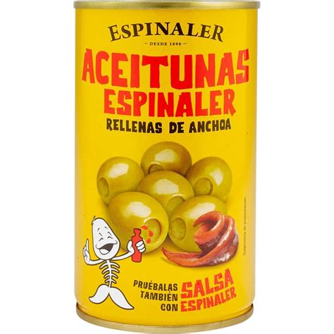 Comprar Aceitunas Rellenas De Anchoa Lata 150 G Neto Escurrido