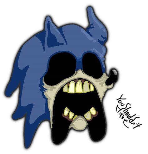 Creepy Sonic Attempt by YouShouldntHave on DeviantArt