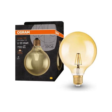 Osram Vintage 1906 Led Globe 7W Amber E 27 720lm Ampul Fiyatı