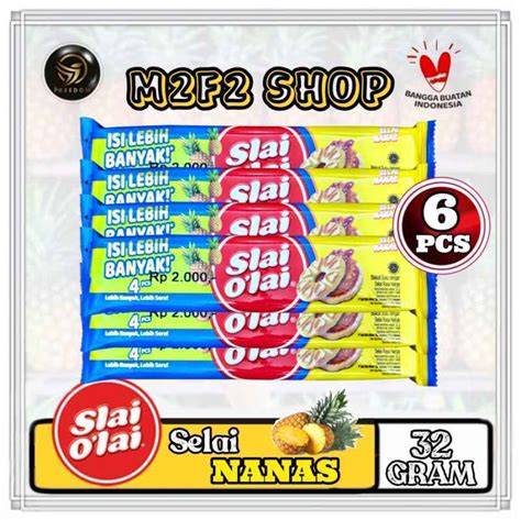 Promo Biskuit Slai Olai Pineapple Selai Nanas Gr Kemasan