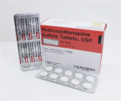 Hydroxychloroquine Sulfate Tablets 200mg Manufactuer Supplier Vapi